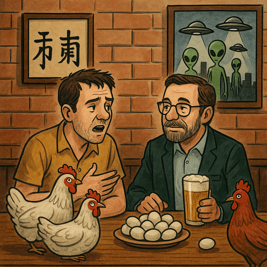 Divã no Boteco – XI:         O Ovo do Fim do&nbsp;Mundo